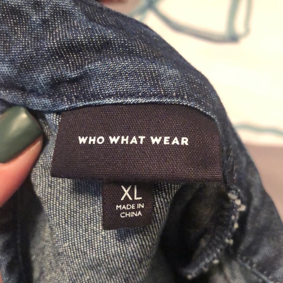 Target denim top - Picture 3 of 4